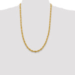 14ky 5.4mm Semi-Solid Rope Chain