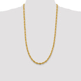 14ky 5.4mm Semi-Solid Rope Chain