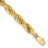14ky 5.4mm Semi-Solid Rope Chain