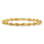 14ky 5.4mm Semi-Solid Rope Chain