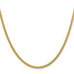 14k 2.75mm Semi-solid Wheat Chain