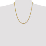 14k 2.75mm Semi-solid Wheat Chain