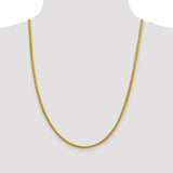 14k 3.45mm Semi-solid Wheat Chain