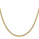 14k 2.35mm Semi-solid 3-Wire Wheat Chain