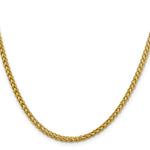 14k 3.5mm Semi-solid 3-Wire Wheat Chain