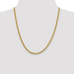 14k 3.5mm Semi-solid 3-Wire Wheat Chain