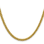 14k 4.65mm Semi-solid 3-Wire Wheat Chain