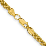 14k 4.65mm Semi-solid 3-Wire Wheat Chain