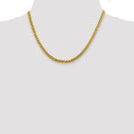 14k 3.7mm Semi-solid D/C Wheat Chain
