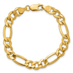 14k 8.5mm Semi-Solid Figaro Chain
