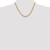 14k 6.25mm Semi-Solid Anchor Chain