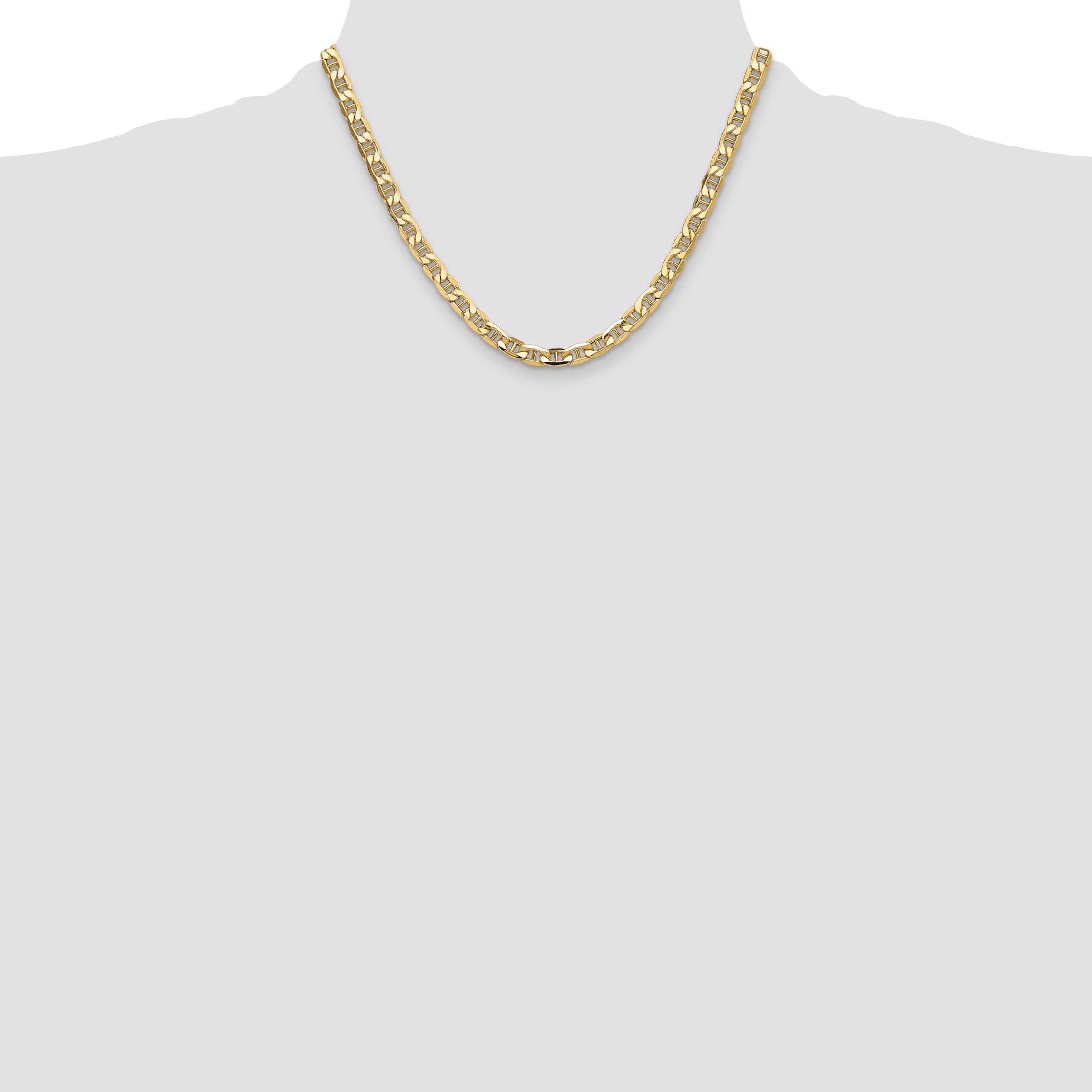 14k 6.25mm Semi-Solid Anchor Chain