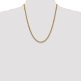14k 4.5mm Semi-Solid Miami Cuban Chain
