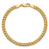 14k 4.5mm Semi-Solid Miami Cuban Chain