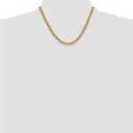 14k 5.25mm Semi-Solid Miami Cuban Chain