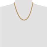 14k 5.25mm Semi-Solid Miami Cuban Chain