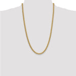 14k 5.25mm Semi-Solid Miami Cuban Chain