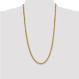14k 5.25mm Semi-Solid Miami Cuban Chain