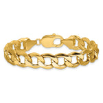 14k 11.3mm Semi-Solid Curb Chain