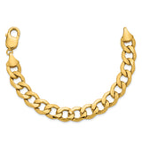 14k 11.3mm Semi-Solid Curb Chain