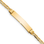 14k Childrens Anchor Link ID Bracelet