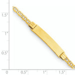14k Childrens Anchor Link ID Bracelet