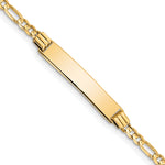 14k Childrens Figaro Link ID Bracelet