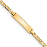 14k Childrens Anchor Link ID Bracelet