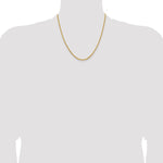 14k 2mm Byzantine Chain