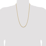 14k 2mm Byzantine Chain