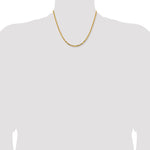 14k 2.5mm Byzantine Chain