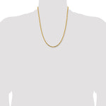 14k 2.5mm Byzantine Chain