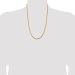 14k 2.5mm Byzantine Chain