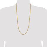 14k 2.5mm Byzantine Chain