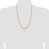 14k 3.25mm Byzantine Chain
