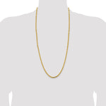 14k 3.25mm Byzantine Chain