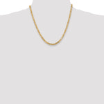 14k 4mm Byzantine Chain