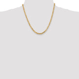 14k 4mm Byzantine Chain