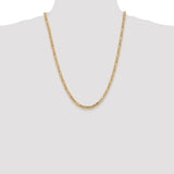 14k 4mm Byzantine Chain