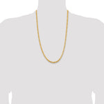 14k 4mm Byzantine Chain