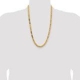 14k 5.25mm Byzantine Chain