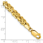 14k 5.25mm Byzantine Chain