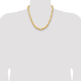 14k 6.5mm Byzantine Chain