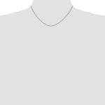 14k .7mm Box with Lobster Clasp Chain