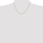 14k .7mm Box with Lobster Clasp Chain
