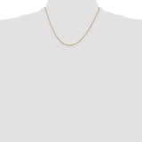 14k .7mm Box with Lobster Clasp Chain