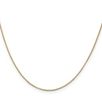 14k .7mm Box with Lobster Clasp Chain