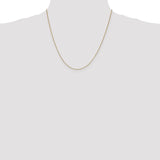 14k .7mm Box with Lobster Clasp Chain