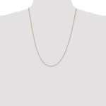 14k .7mm Box with Lobster Clasp Chain