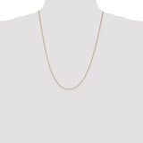 14k .7mm Box with Lobster Clasp Chain